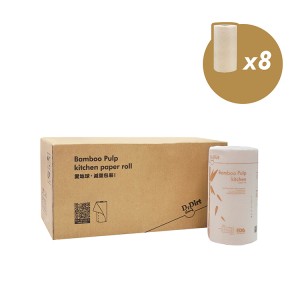 Dr.Dirt 竹漿廚房卷紙  8卷裝
